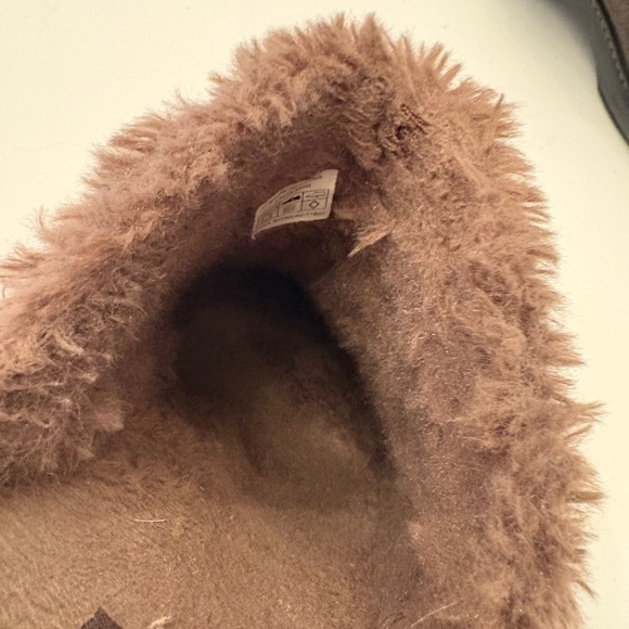 Crocs Brown Suede Mules. Size 11 - Picture 8 of 9